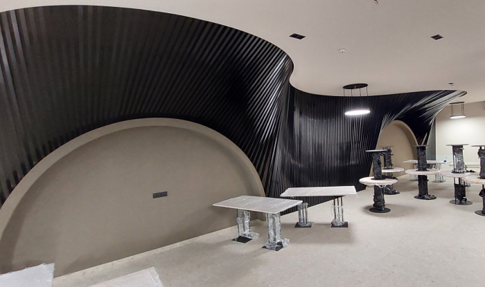 Rozwiązanie projektowe dla restauracji z listwą kubiczną firmy KRAFT (+5 zdjęć)