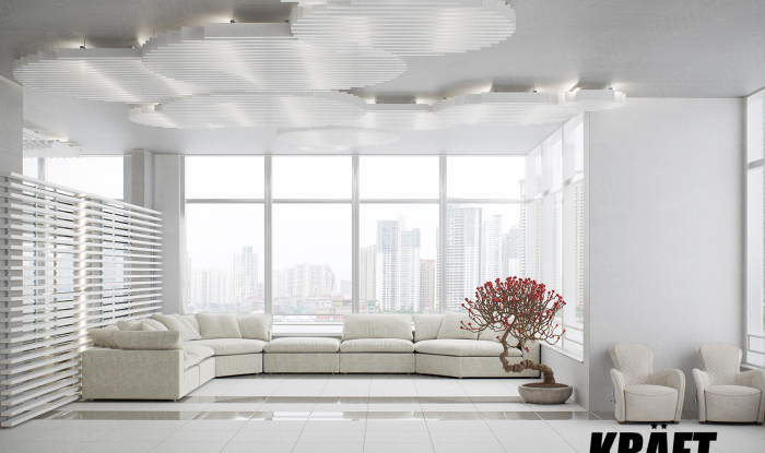 Design ceiling from KRAFT Cube rail