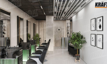 Barbershop nowej generacji: gdy sufit definiuje styl